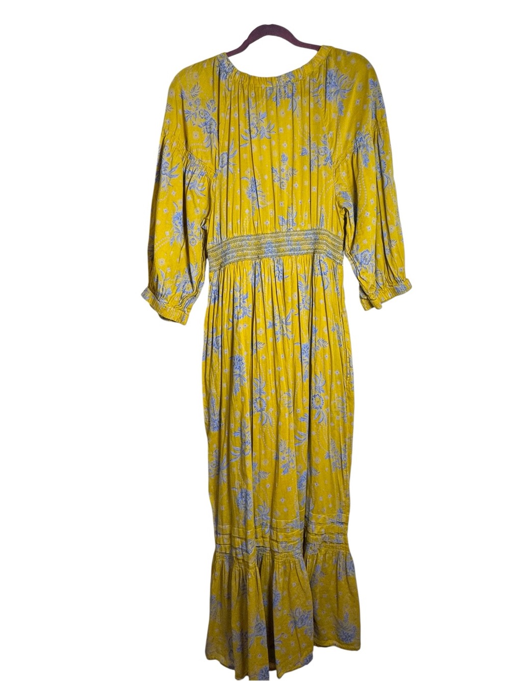 Free People Golden Hour Maxi Dress in Eqyptian Palm Combo - Picture 5 of 5